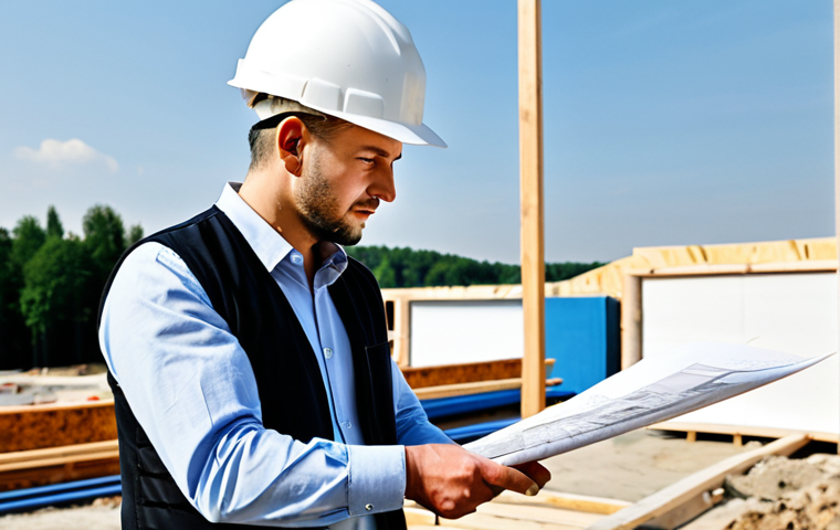 **
"A professional architect, fully clothed in modest attire, reviewing blueprints at a construction site in Bratislava. Hard hat and safety vest. Natural daylight, realistic rendering, safe for work, appropriate content, perfect anatomy, correct proportions, well-formed hands, family-friendly, high resolution."
**
